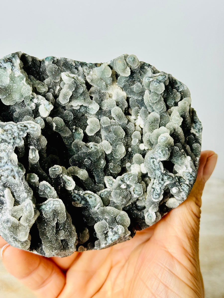 Green Chalcedony from Maharashtra, India