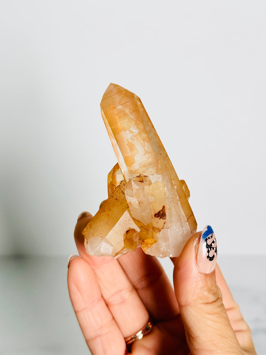Tangerine Quartz Cluster