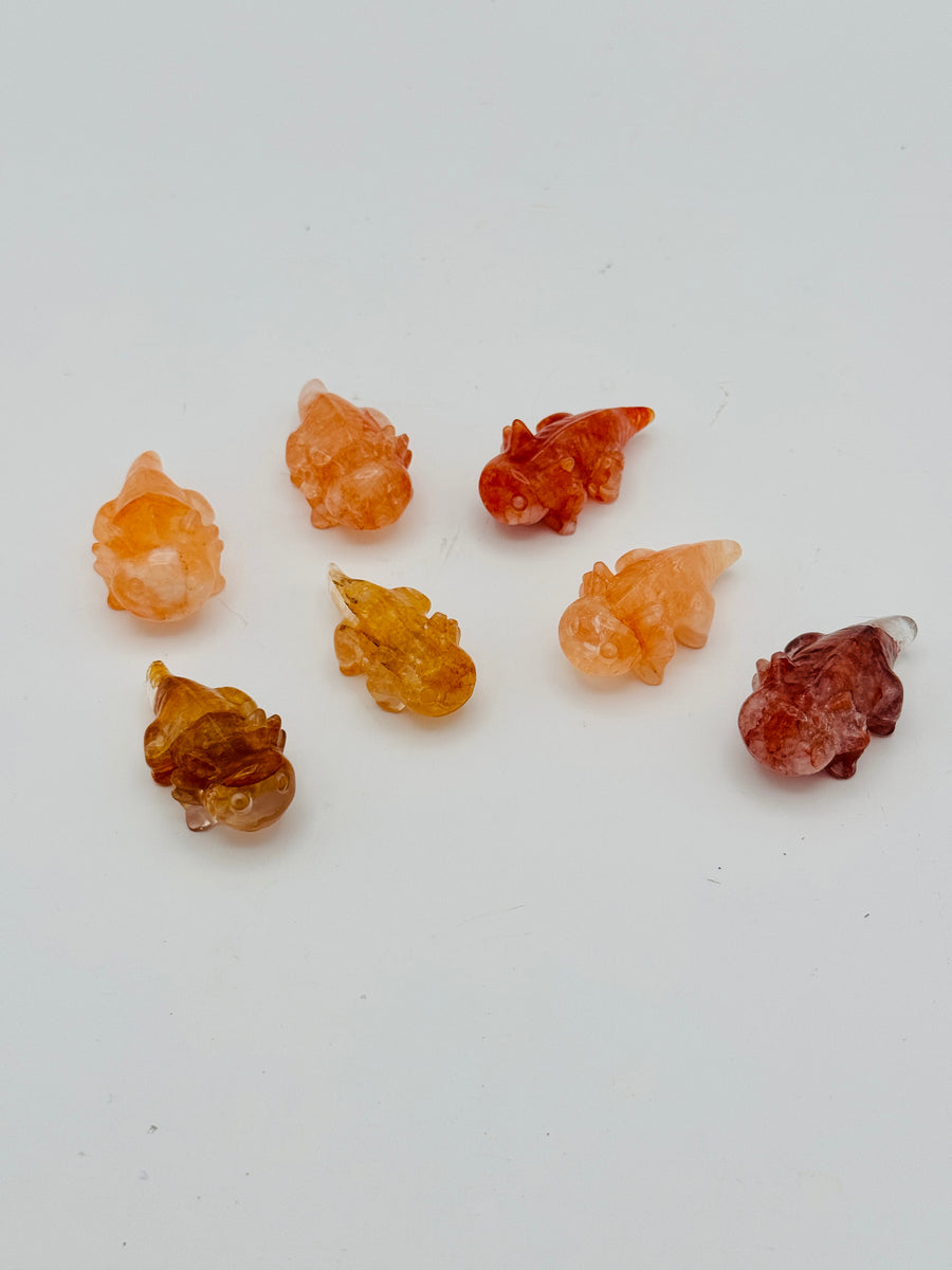 Golden Healer or Fire Quartz Oxalato Carving
