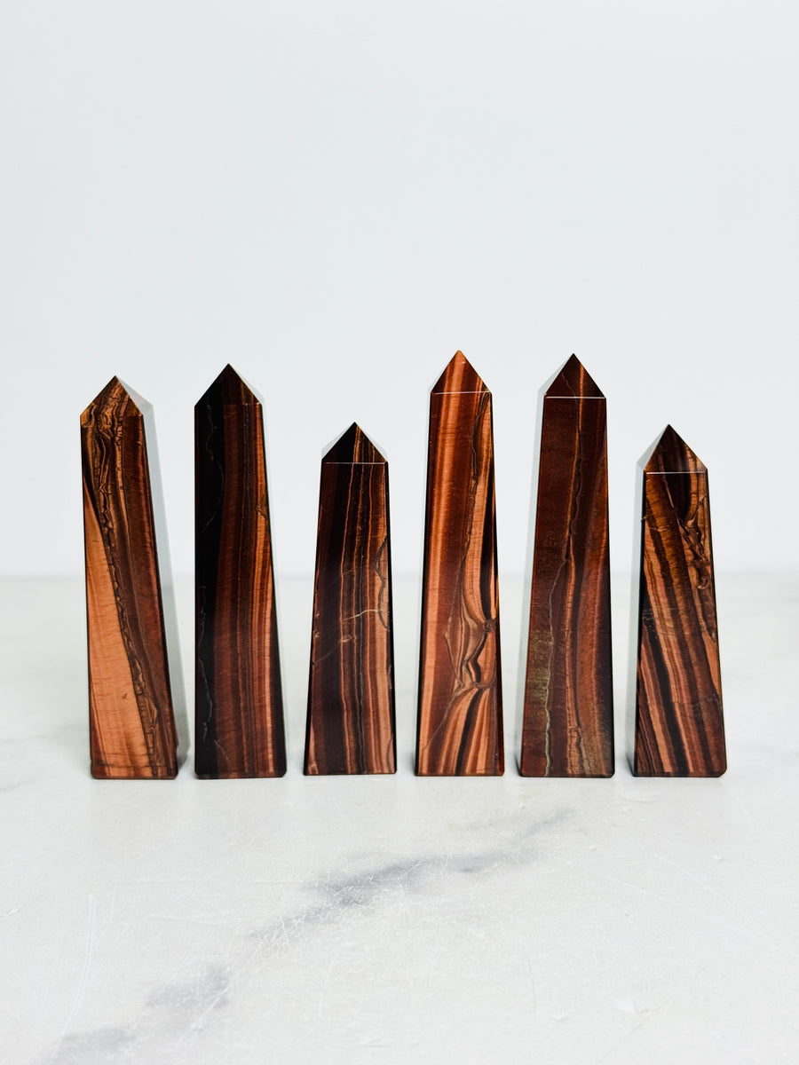 Red Tiger Eye Tower