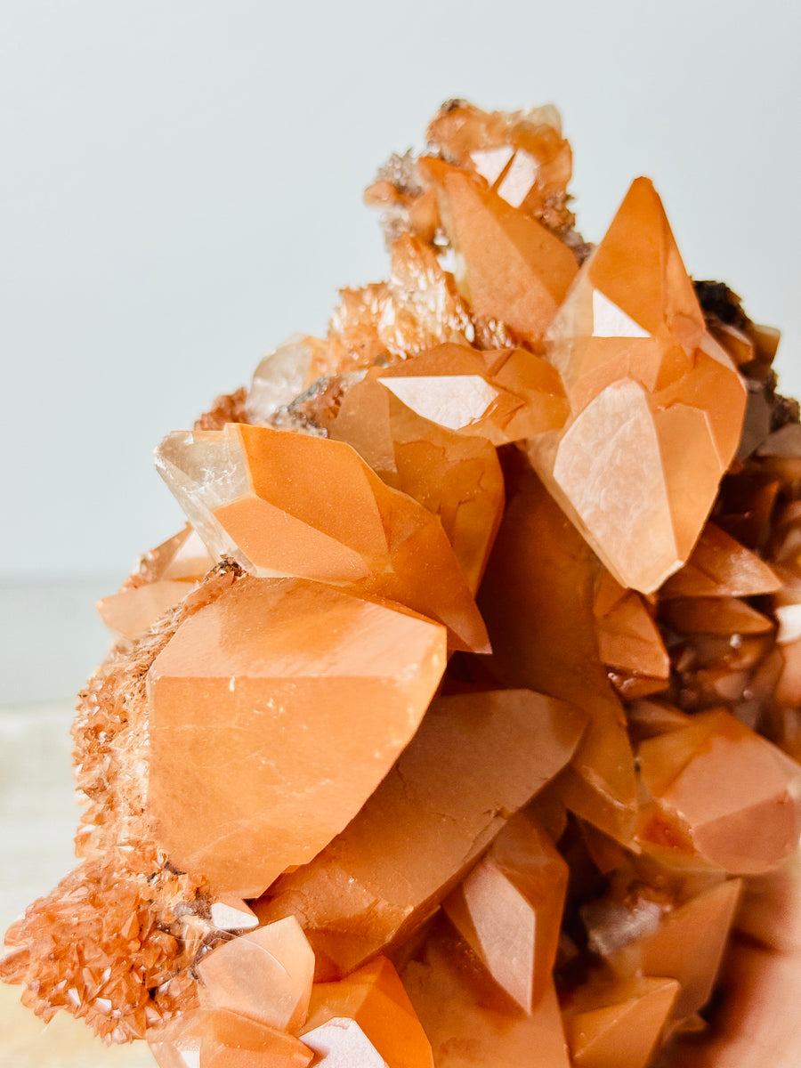 Red Diamond Calcite from Fengjiashan Mine