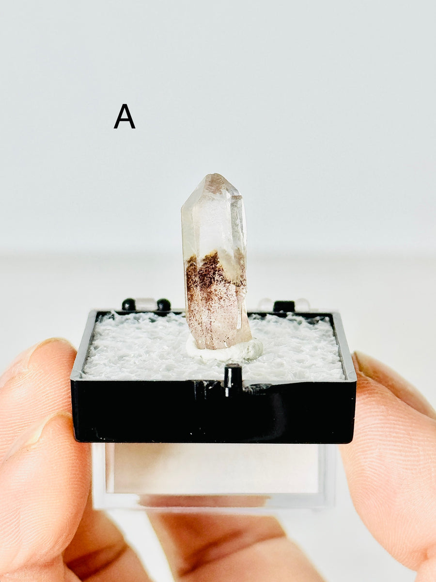 Hematite Phantom Quartz from India