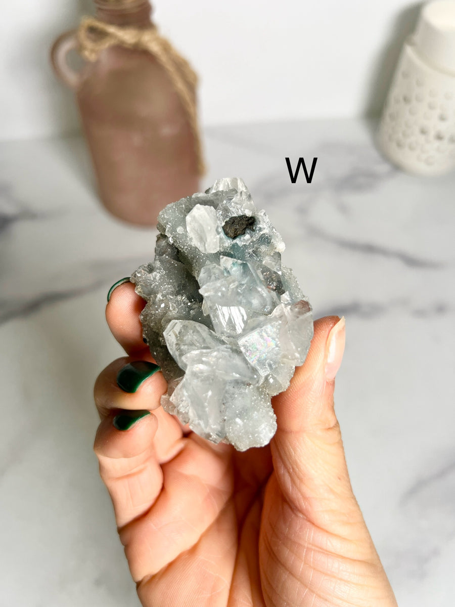 Diamond Apophyllite Cluster