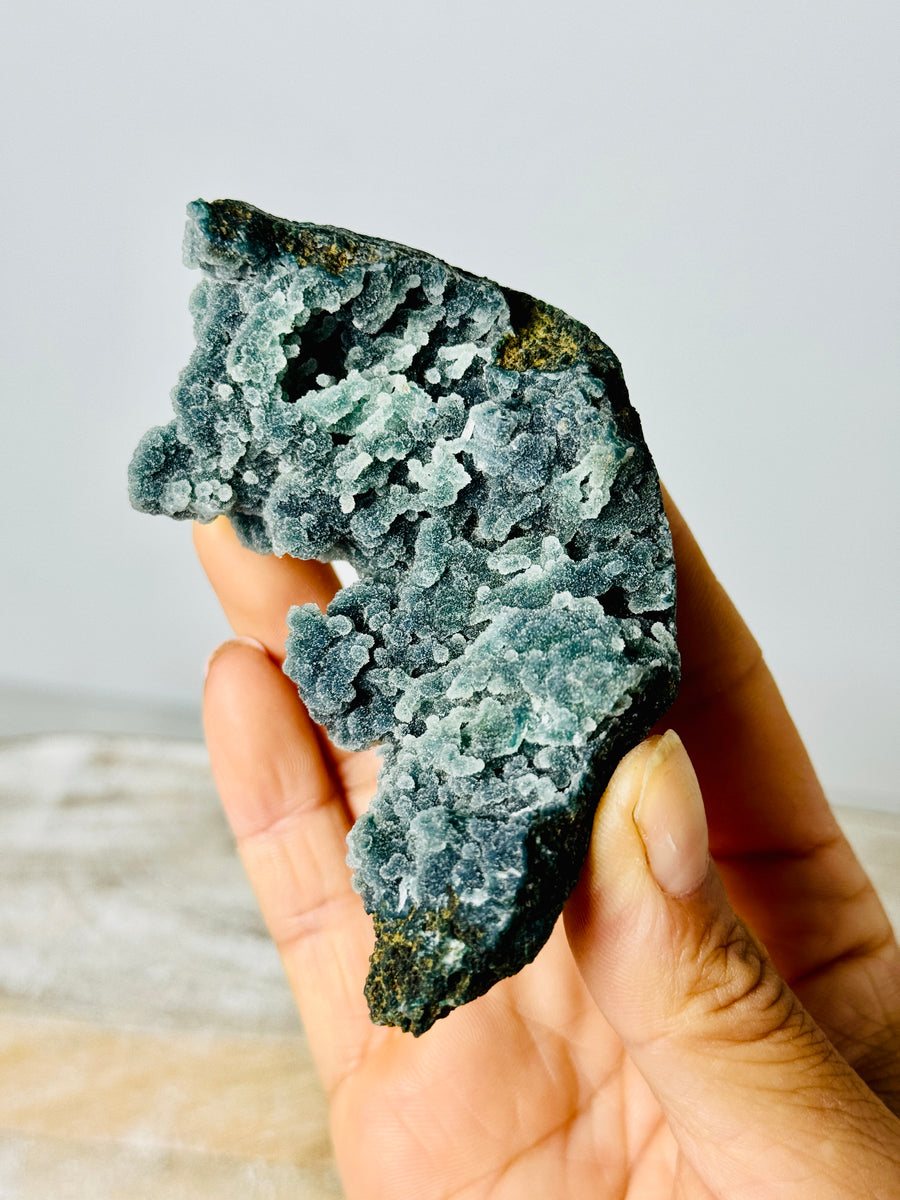 Green Chalcedony from Maharashtra, India