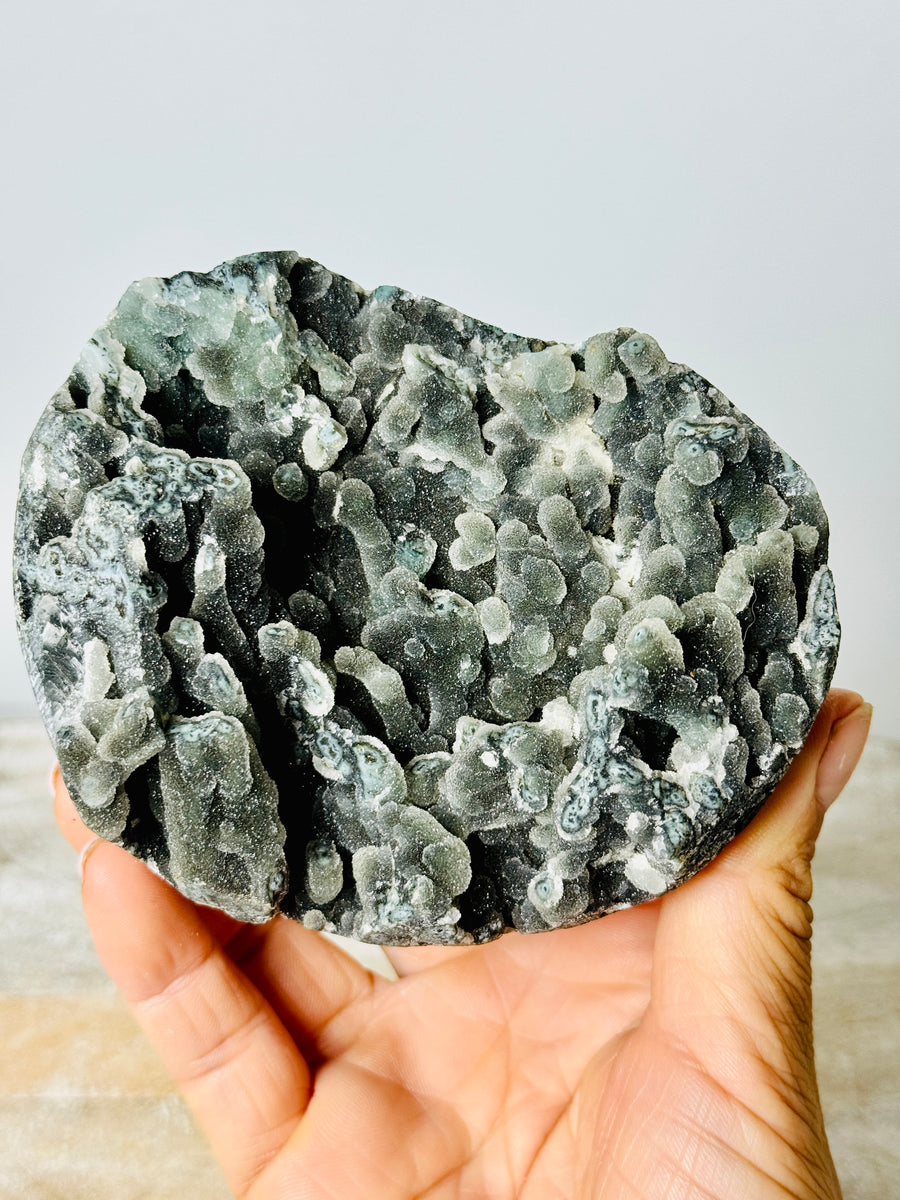 Green Chalcedony from Maharashtra, India