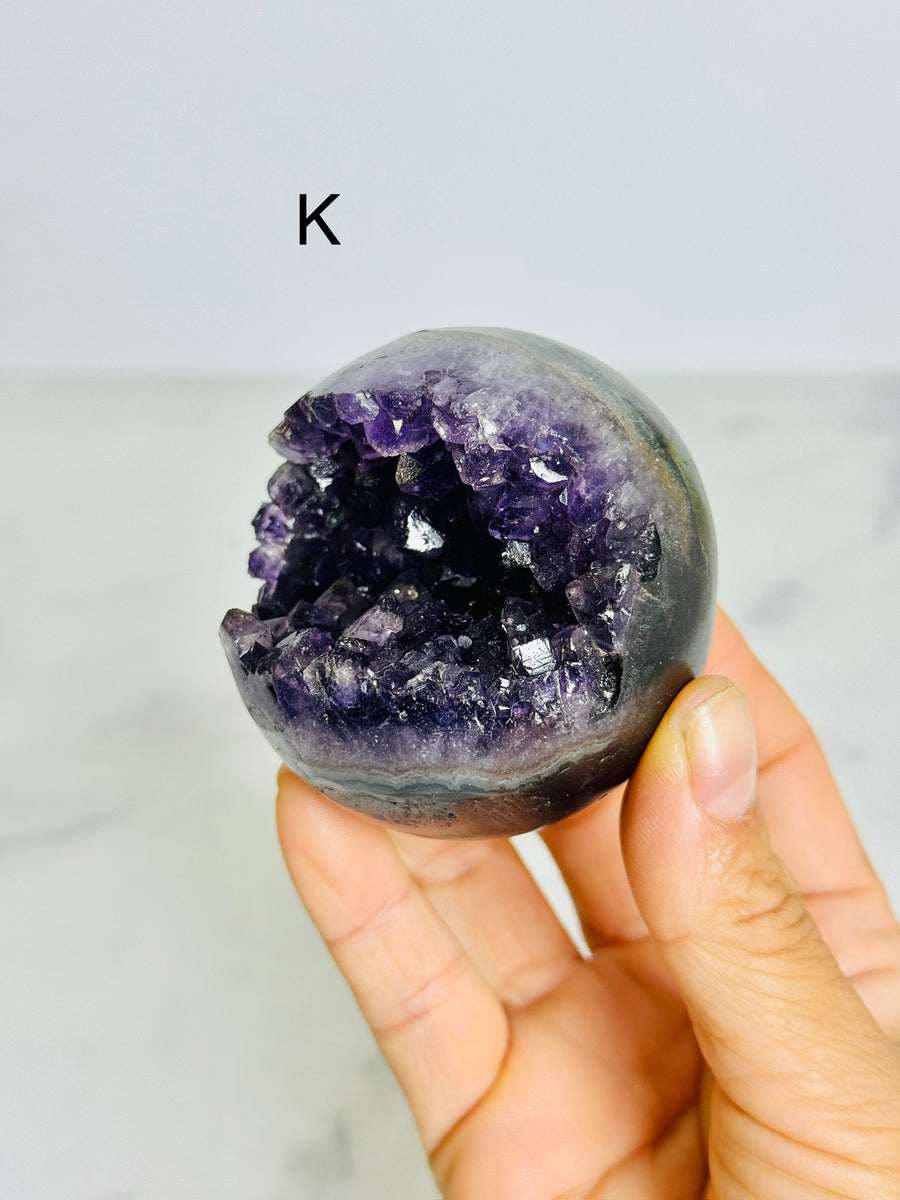 Amethyst Geode Sphere