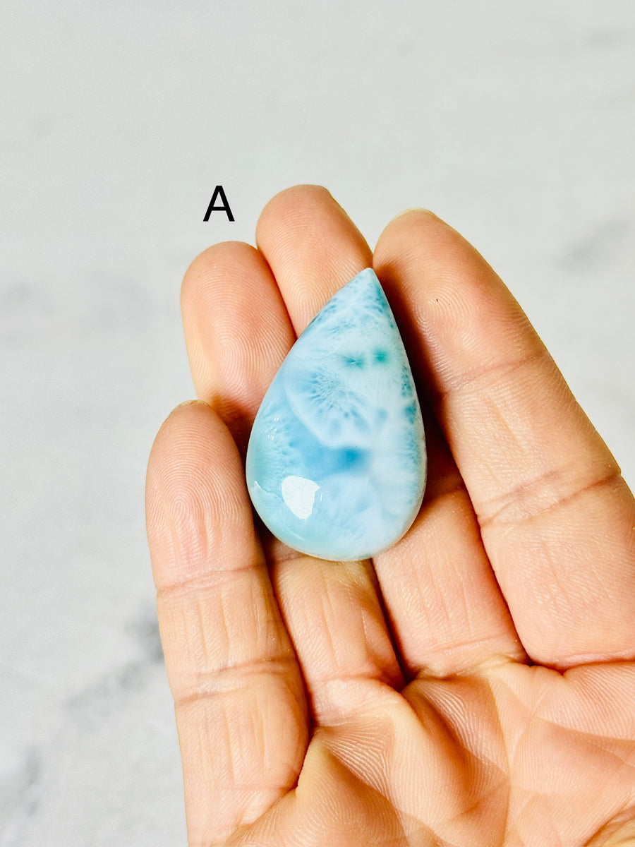 Larimar Carving