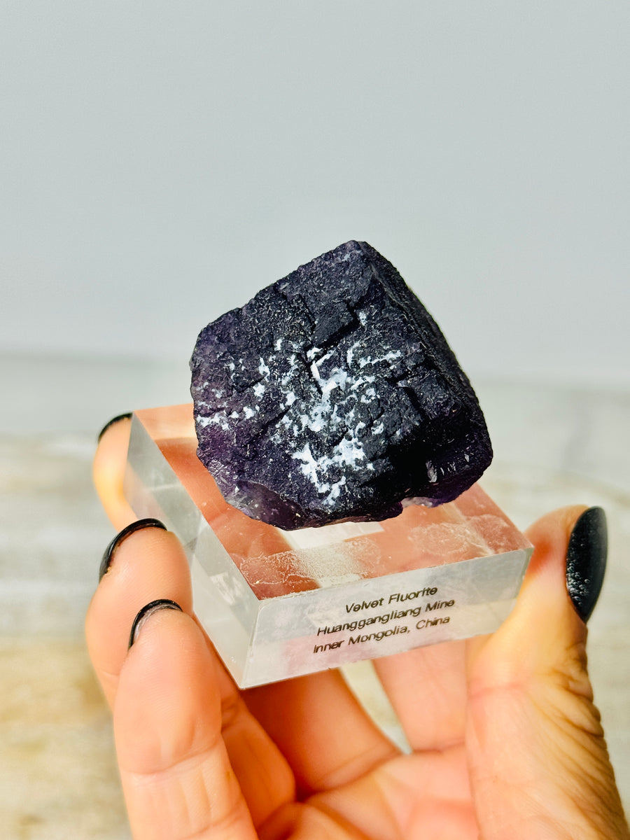 Velvet Fluorite from Inner Mongolia
