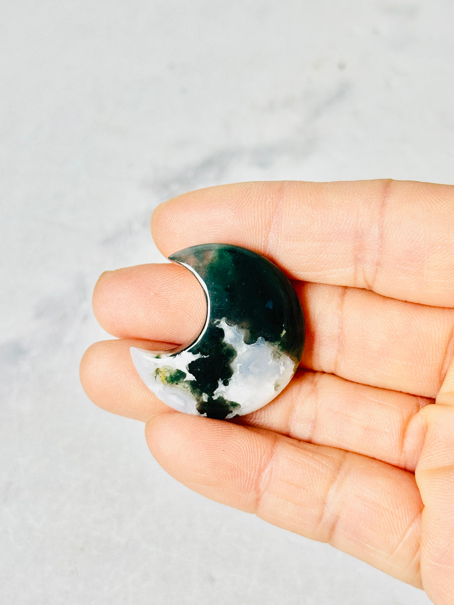 Mini Moon Crystal Carvings