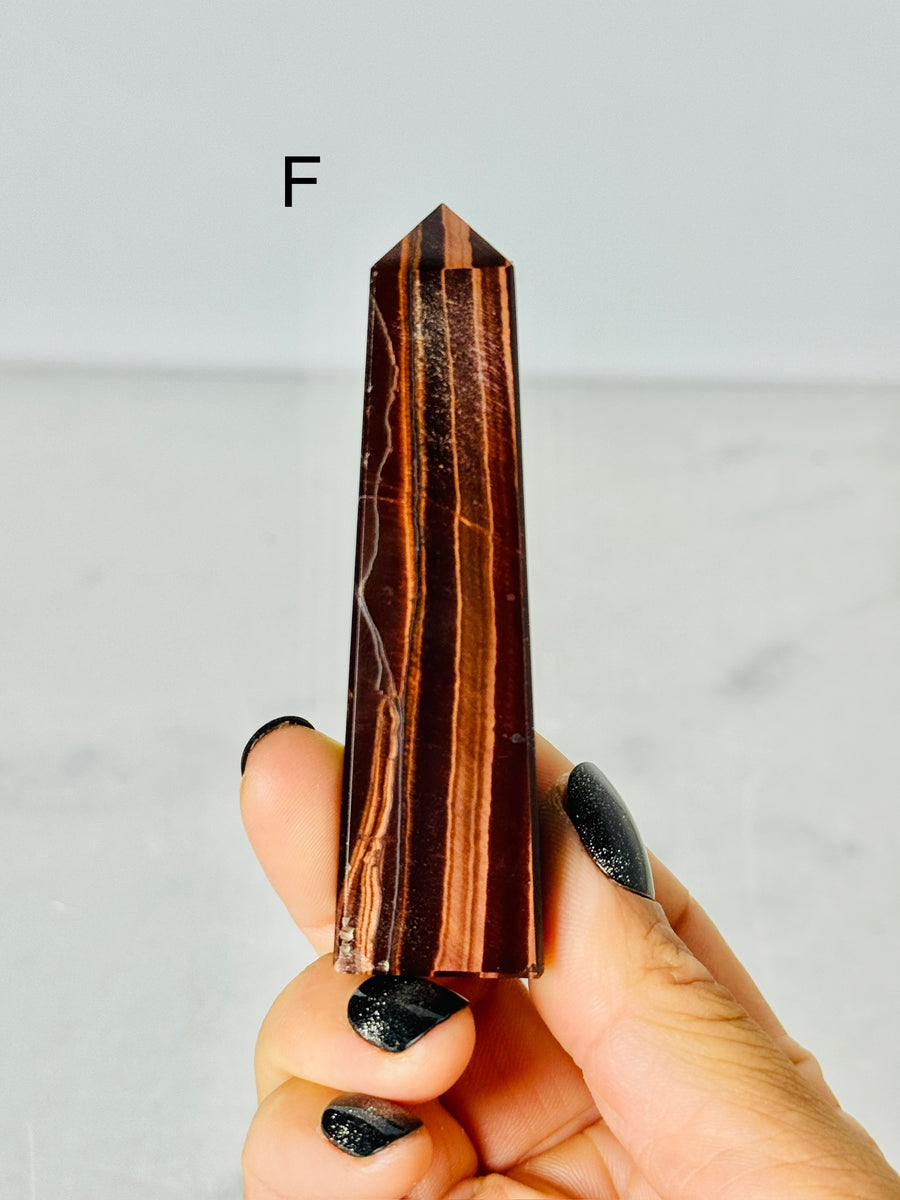 Red Tiger Eye Tower