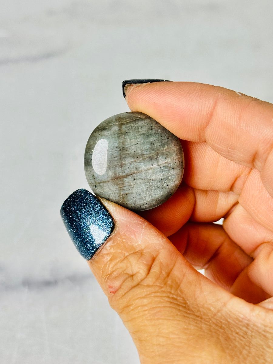 Polarity Moonstone Flat Stone