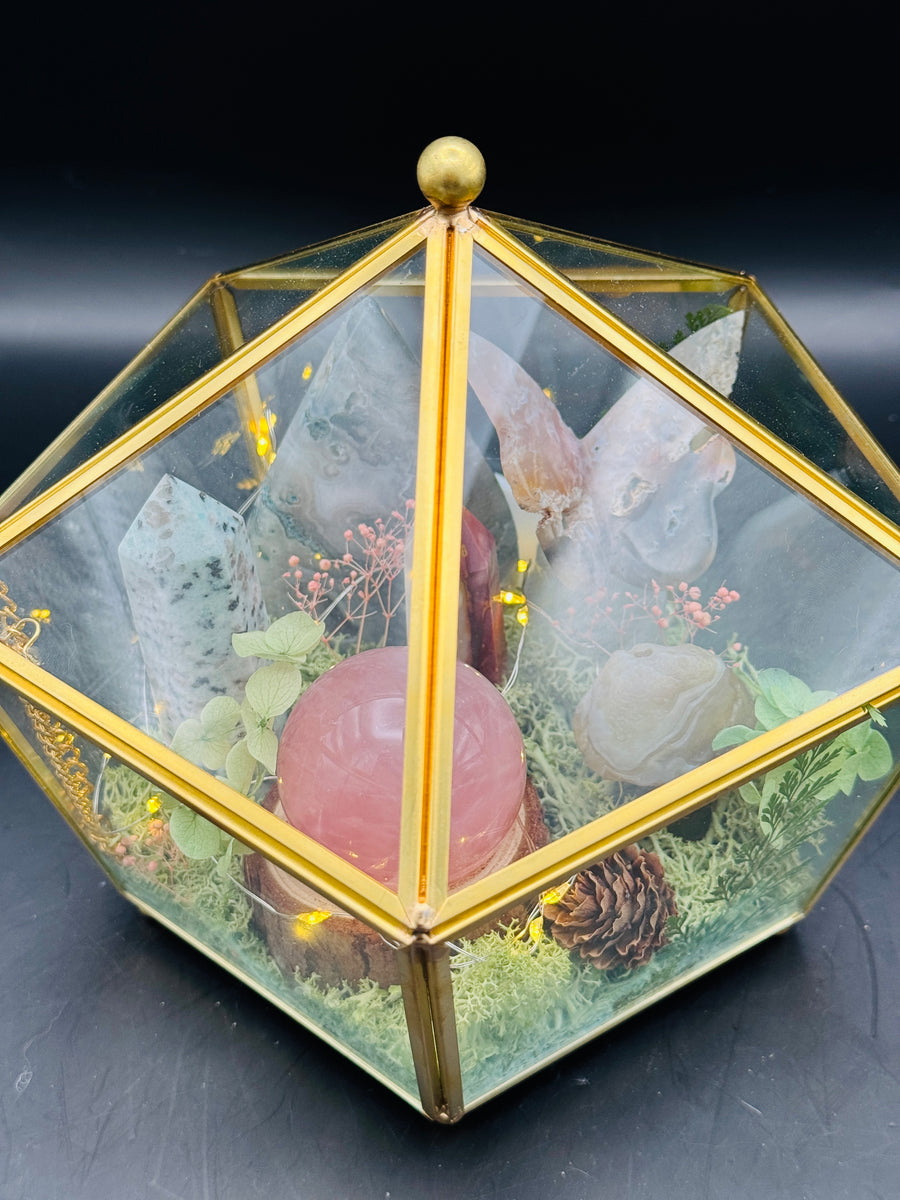 The Cottage Core Terrarium
