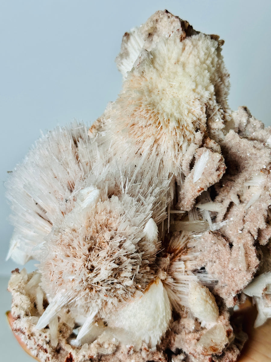 Scolecite with Pink Chalcedony
