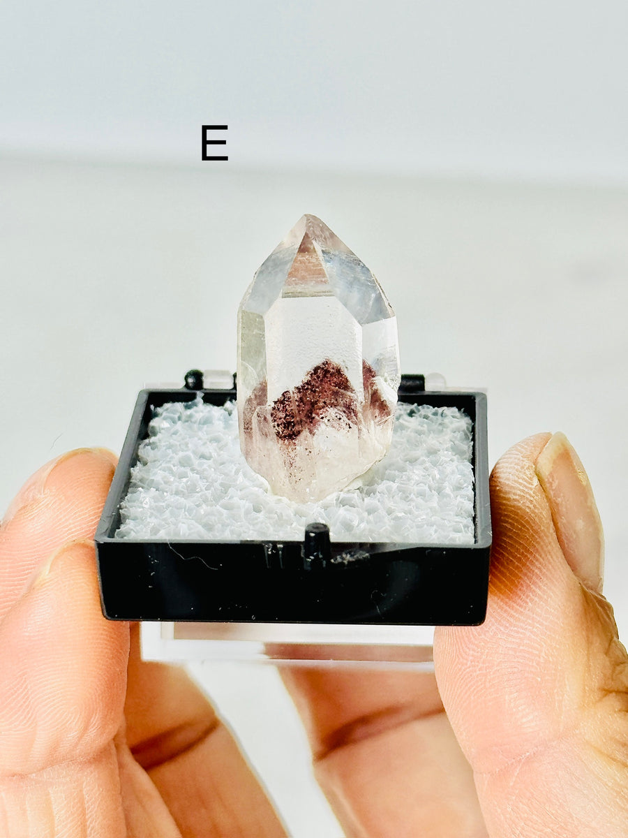 Hematite Phantom Quartz from India