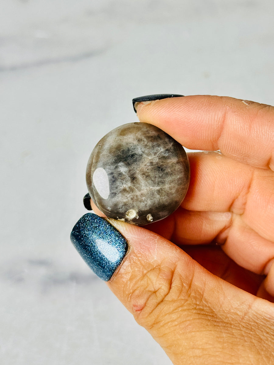 Polarity Moonstone Flat Stone
