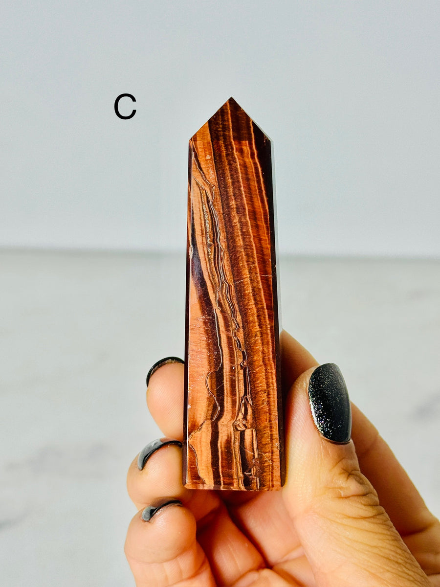 Red Tiger Eye Tower