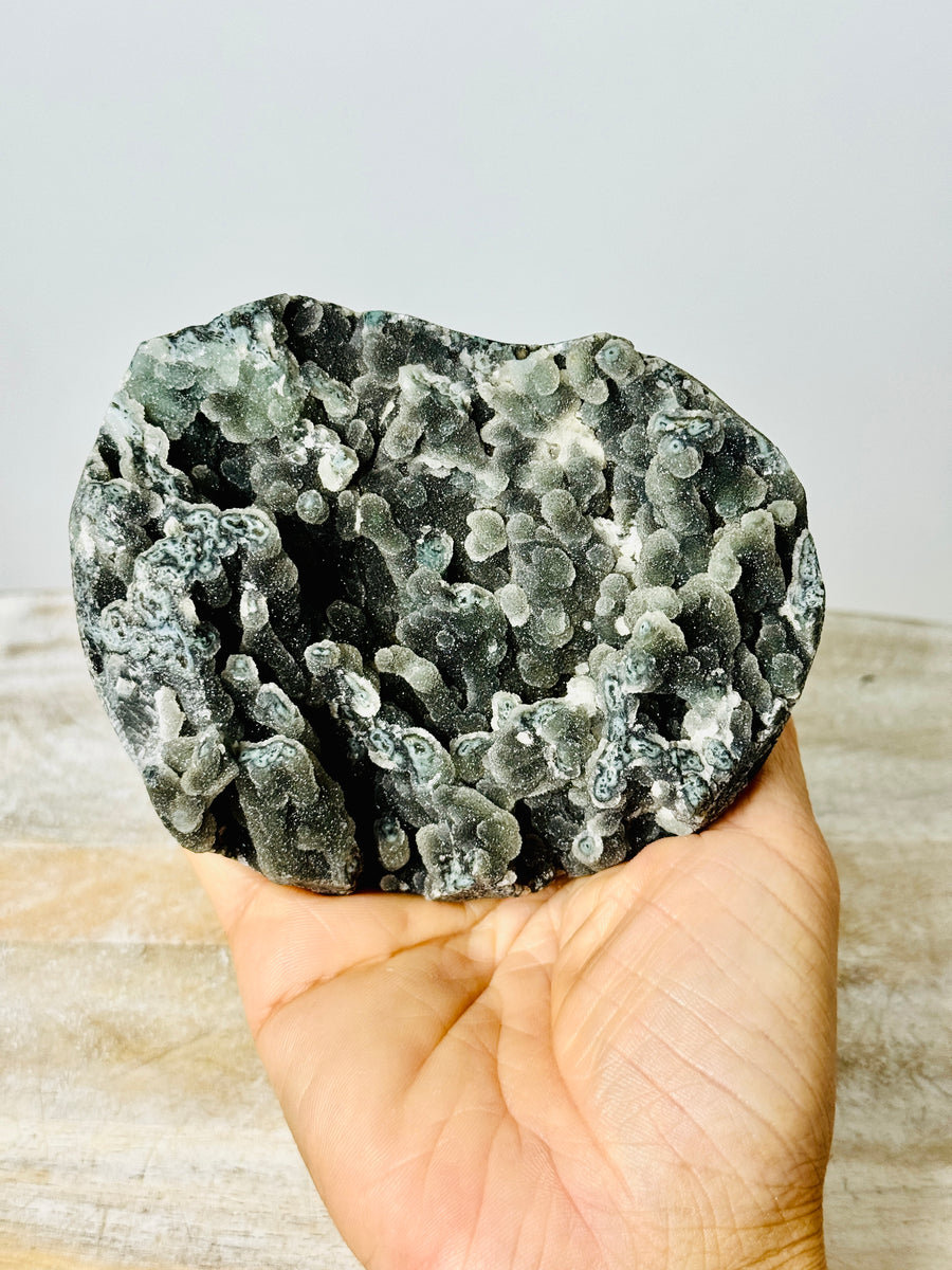 Green Chalcedony from Maharashtra, India
