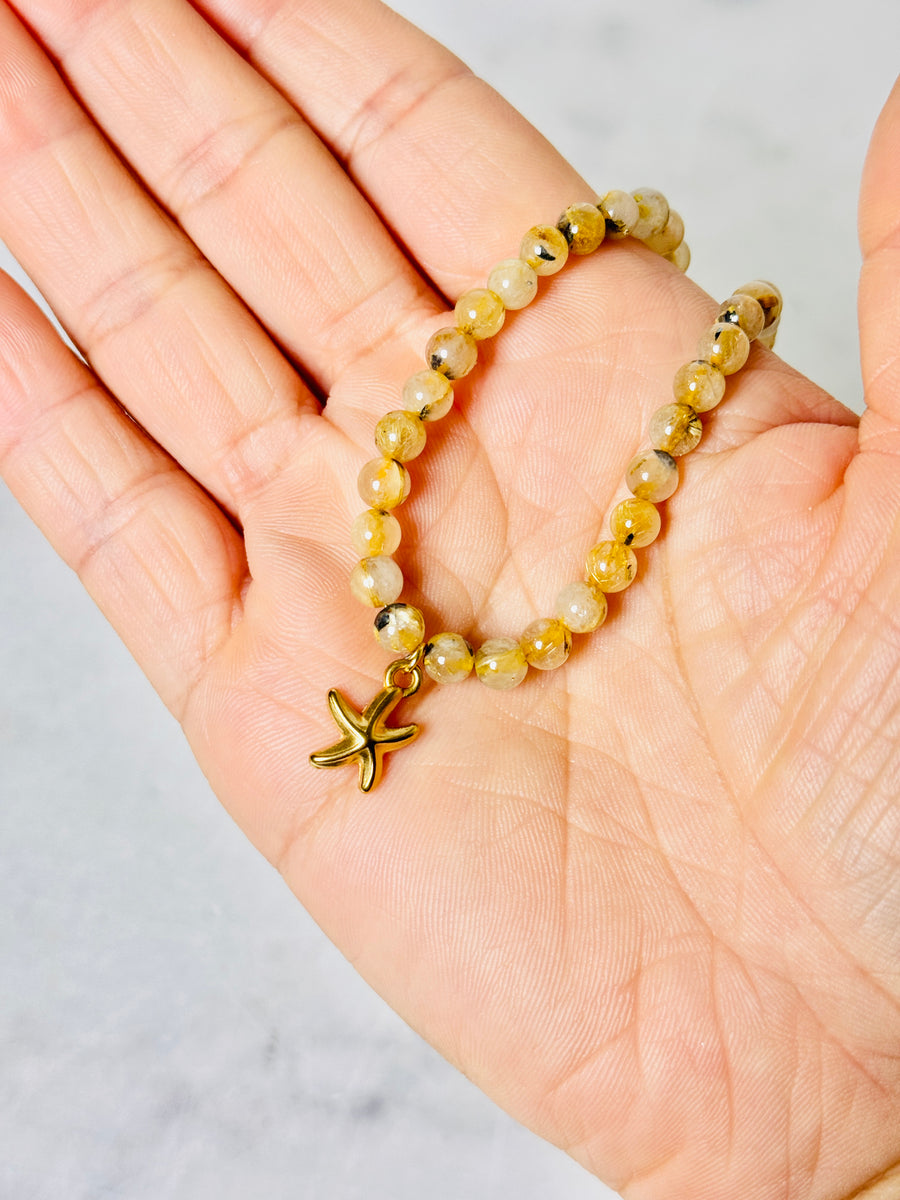 Gold Tide Rutile Bracelet