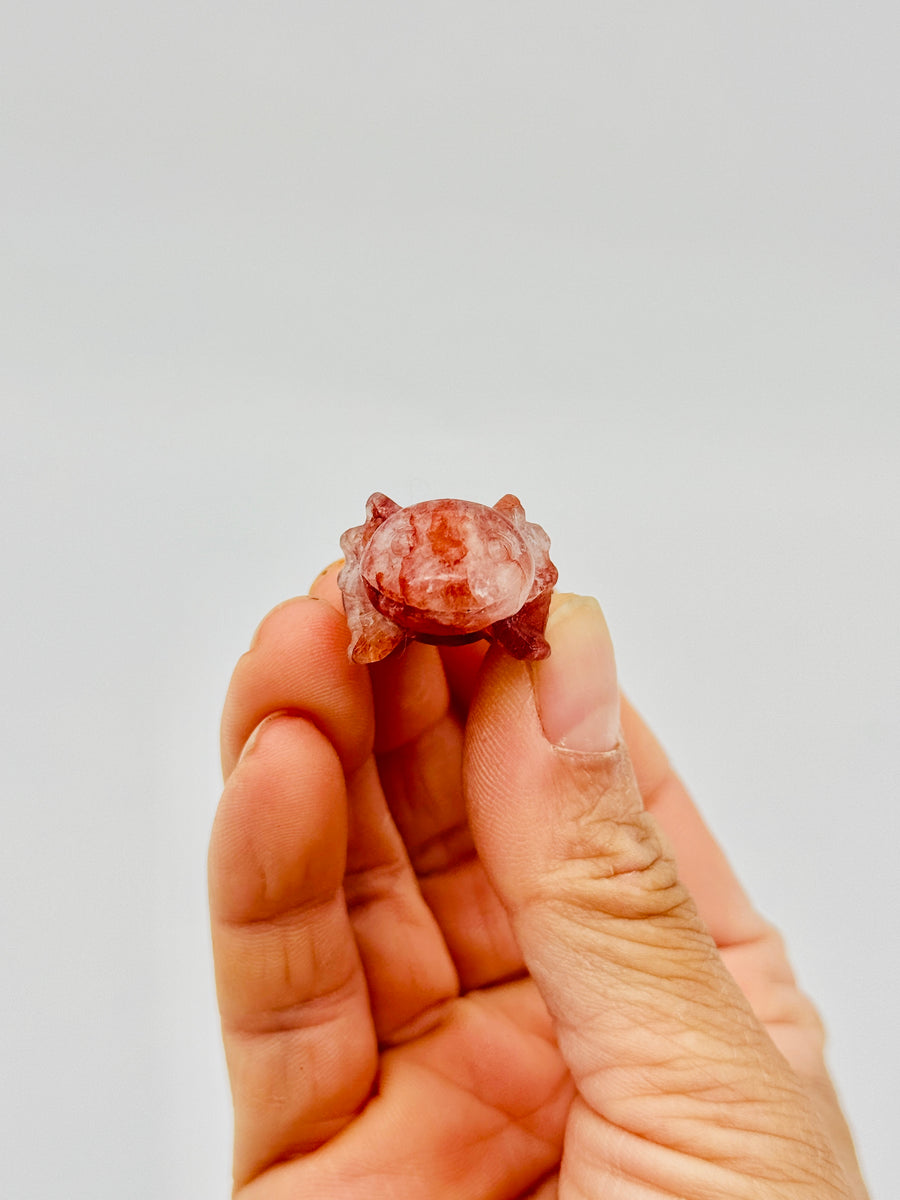 Golden Healer or Fire Quartz Oxalato Carving