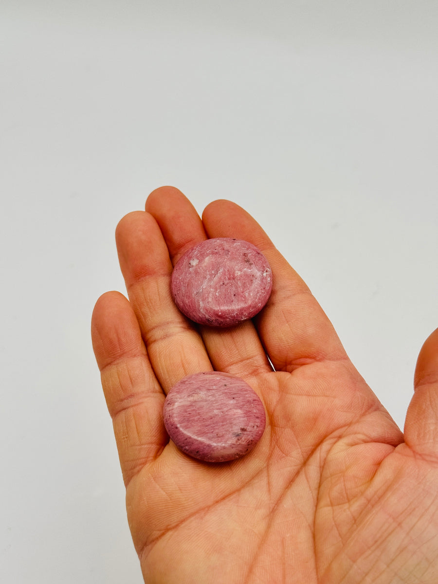 Pink Petrified Wood Flat Stone