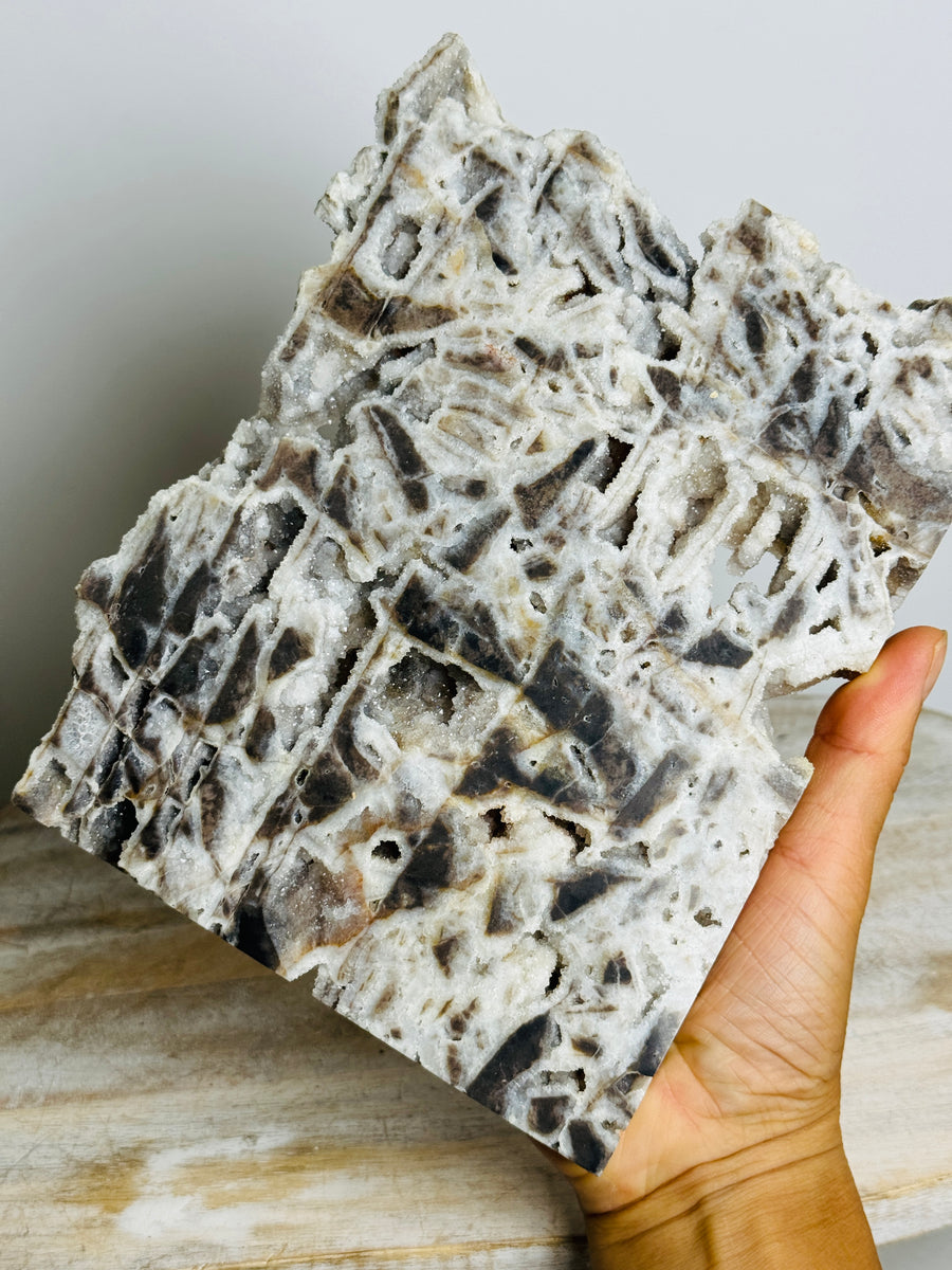 Large Sparkly Chalcedony Slab