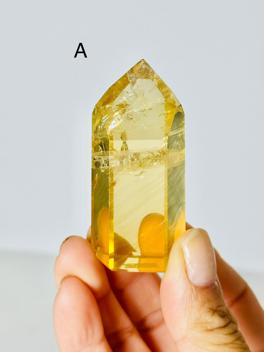 High Quality Brazilian Citrine Tower