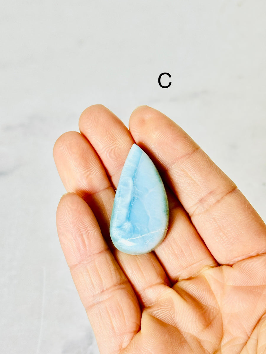 Larimar Carving
