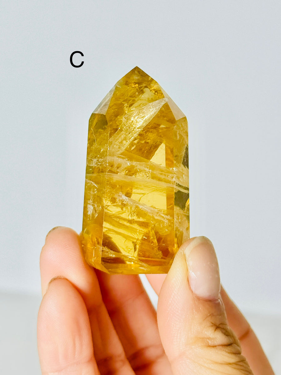 High Quality Brazilian Citrine Tower