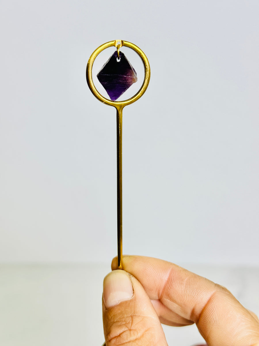 Fluorite Crystal Spoon