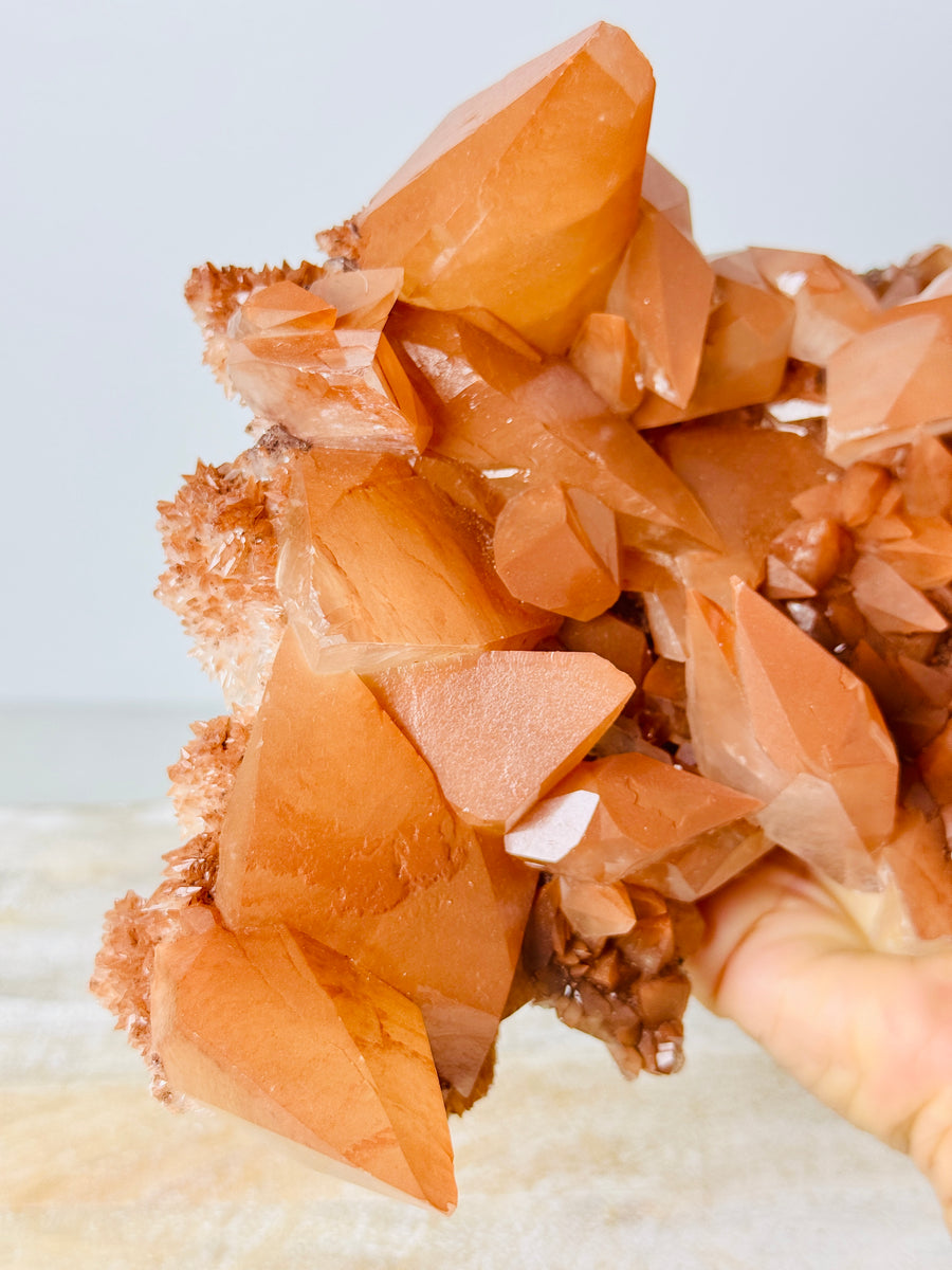 Red Diamond Calcite from Fengjiashan Mine