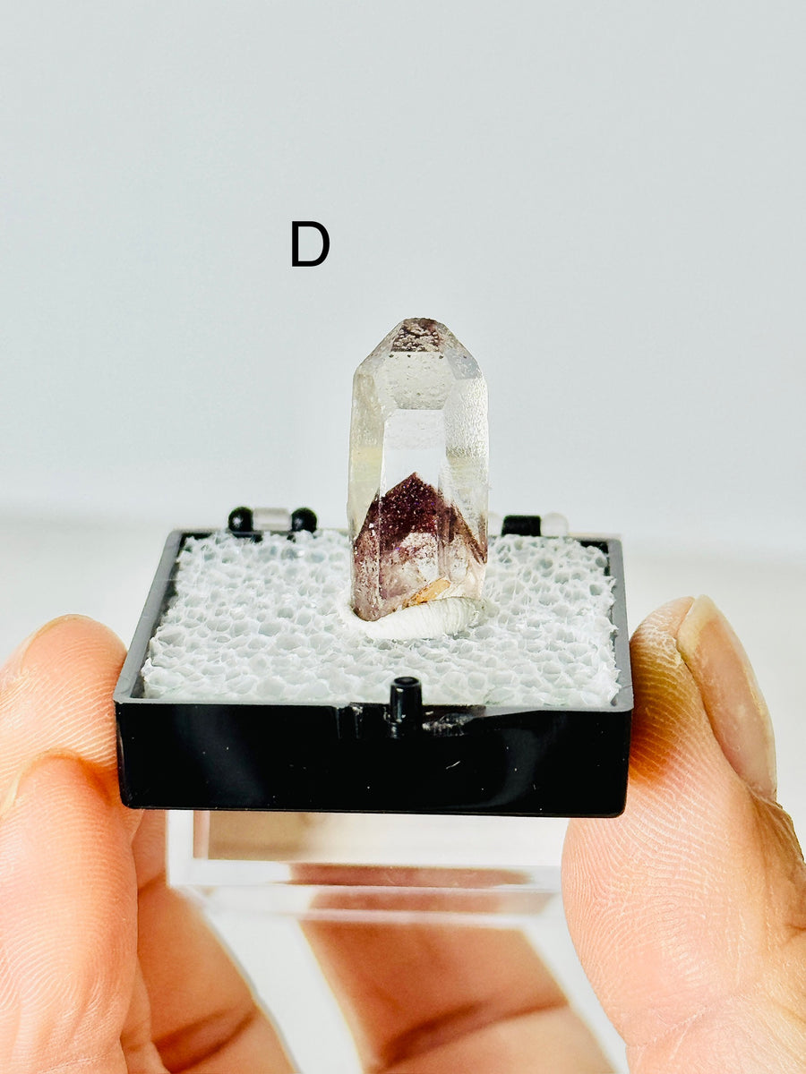 Hematite Phantom Quartz from India