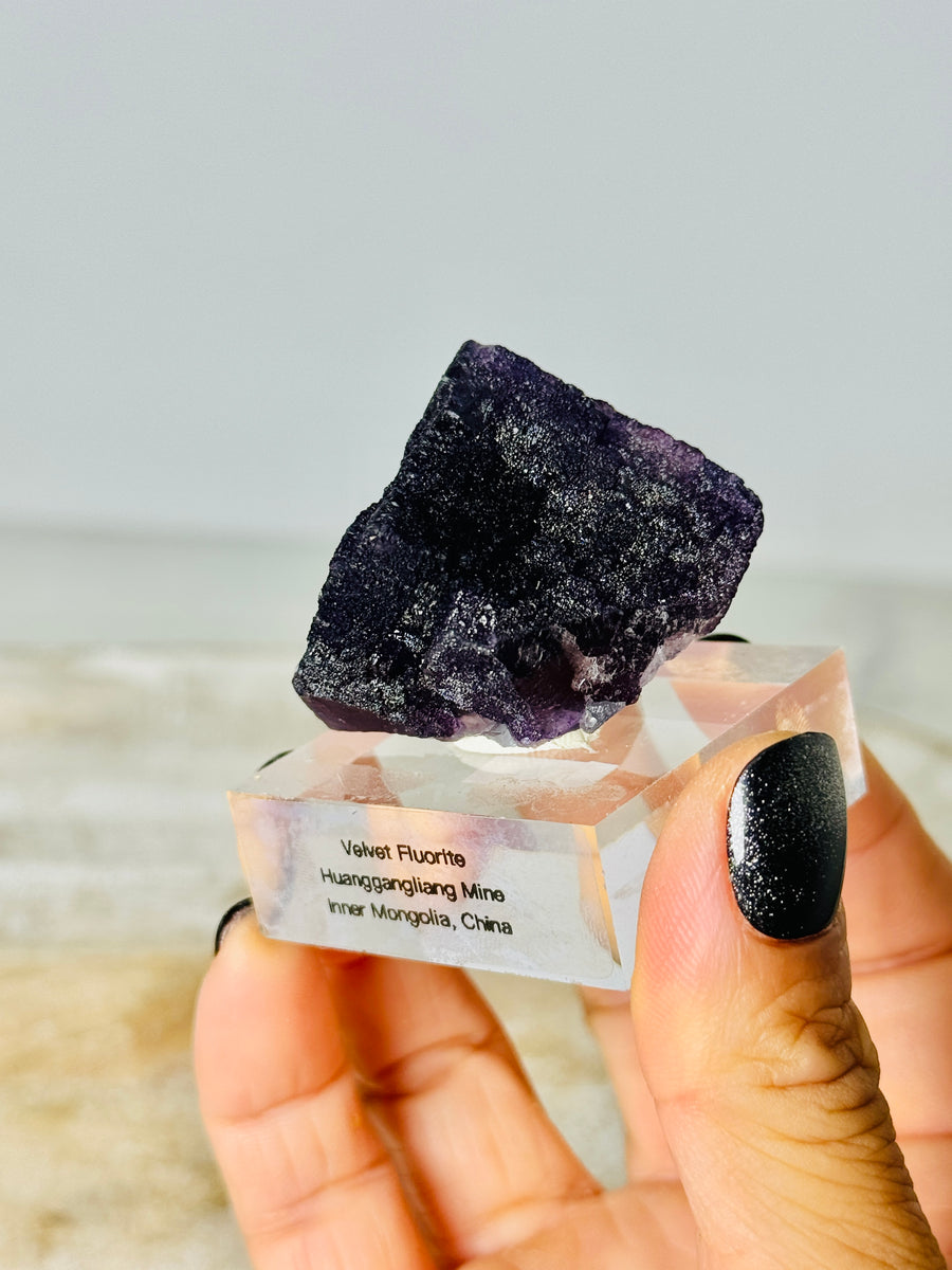Velvet Fluorite from Inner Mongolia