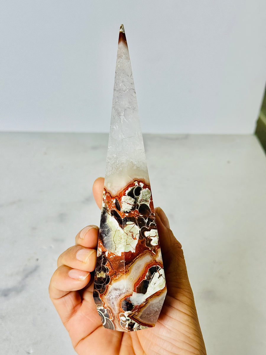 Money Agate Obelisk Tower