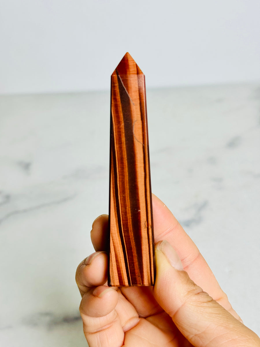 Red Tiger Eye Tower