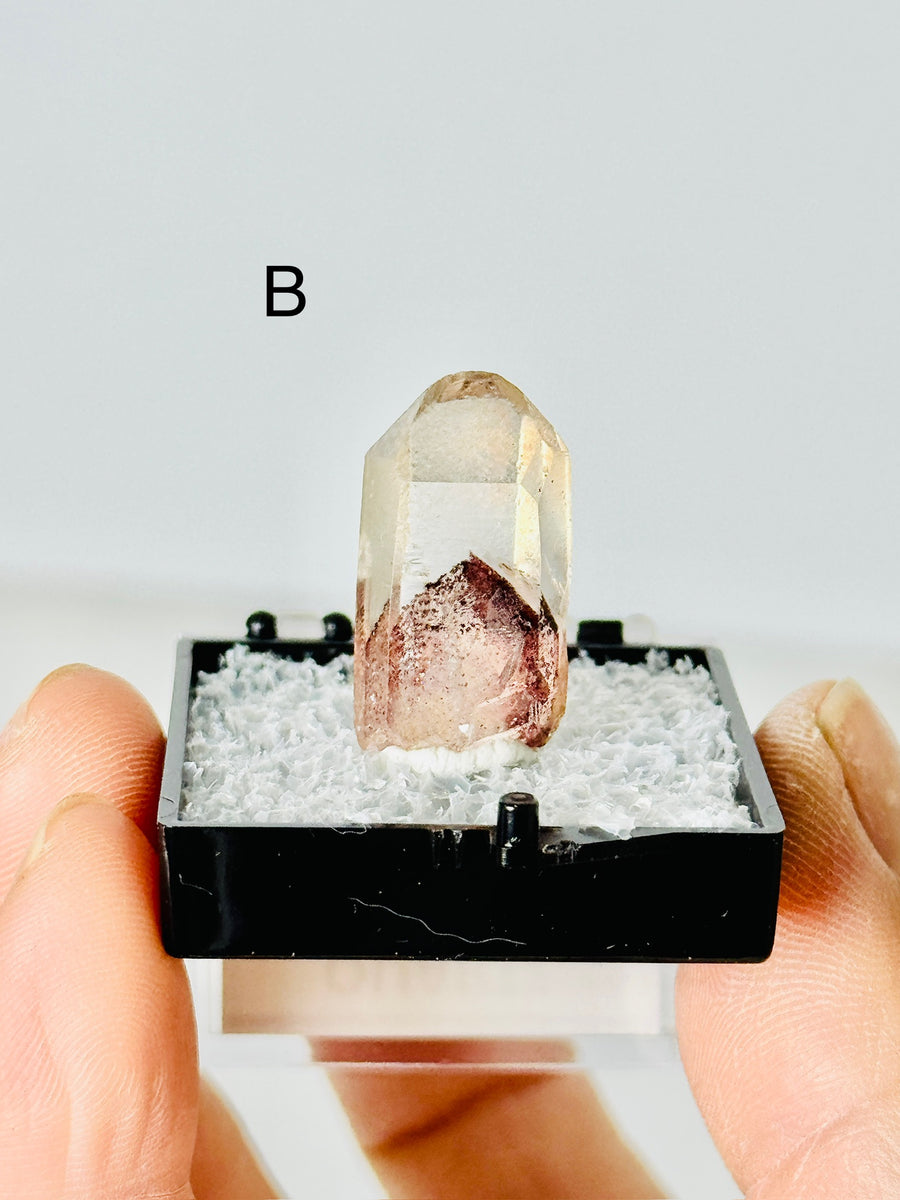 Hematite Phantom Quartz from India