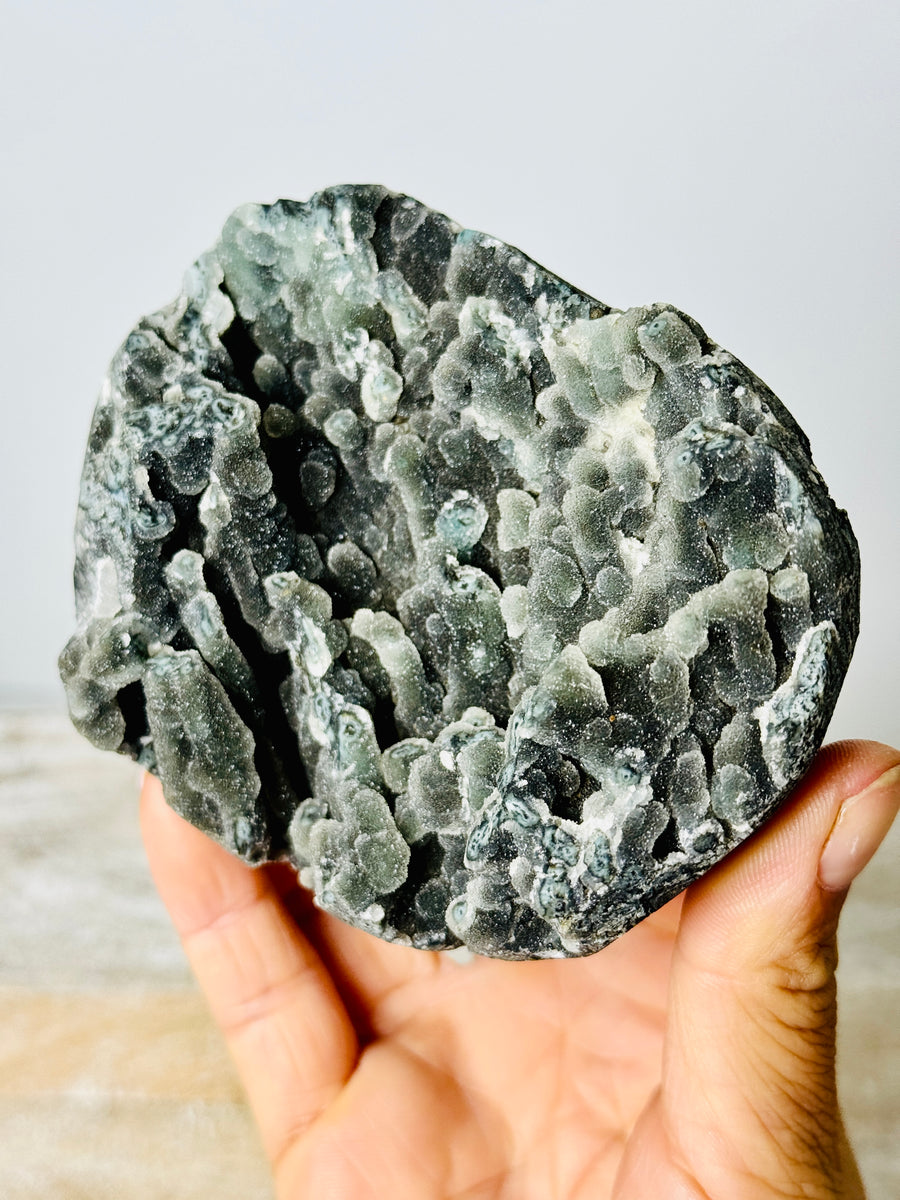 Green Chalcedony from Maharashtra, India
