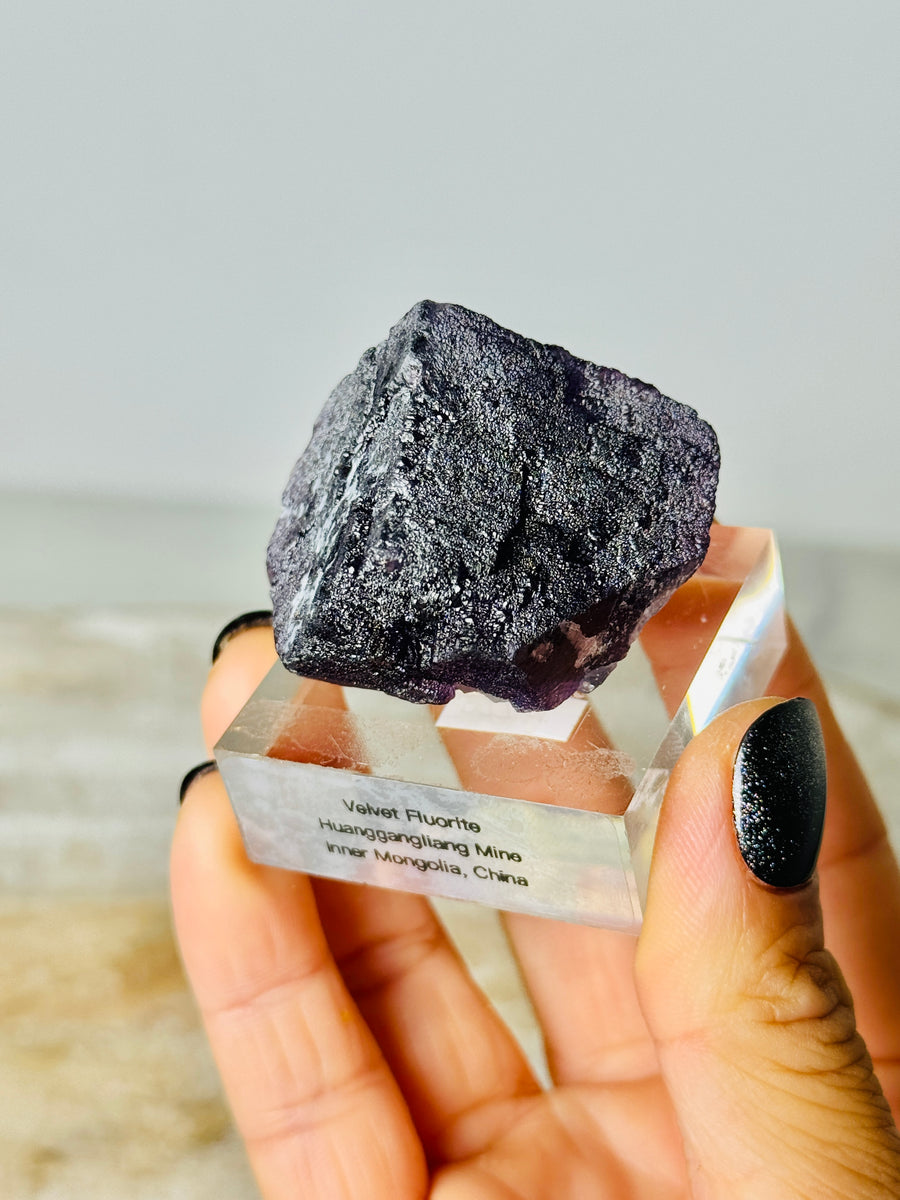 Velvet Fluorite from Inner Mongolia