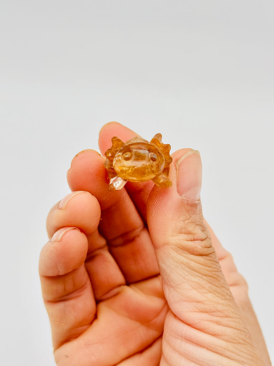 Golden Healer or Fire Quartz Oxalato Carving