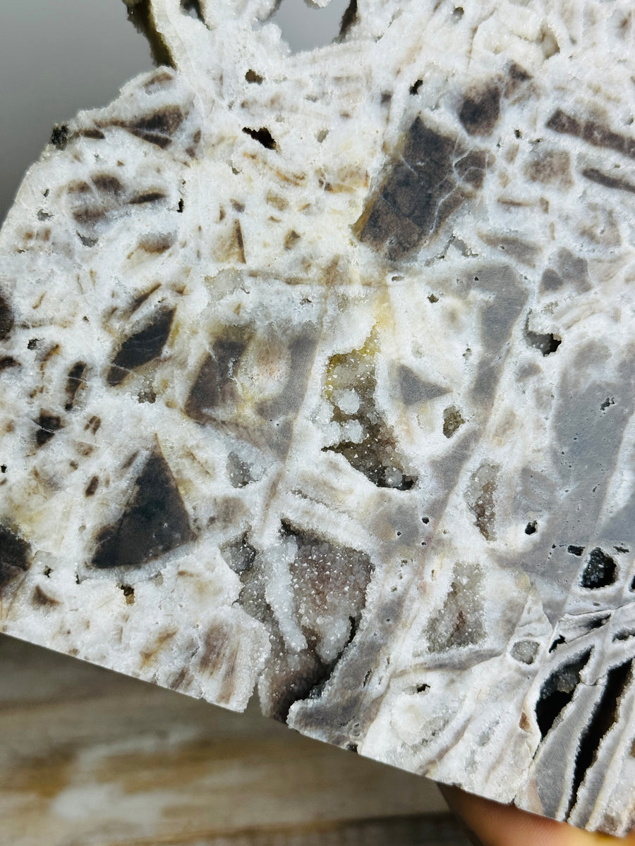Large Sparkly Chalcedony Slab
