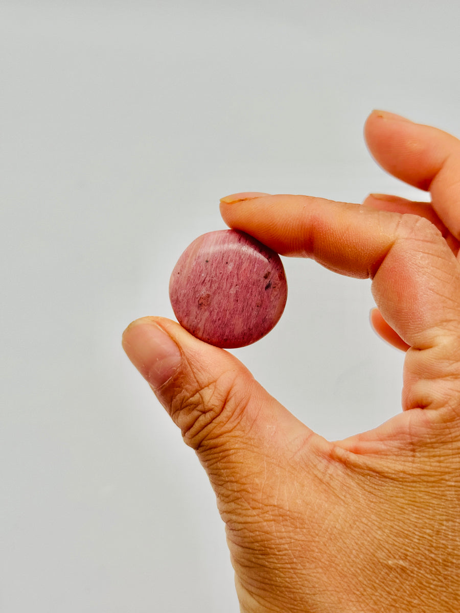 Pink Petrified Wood Flat Stone