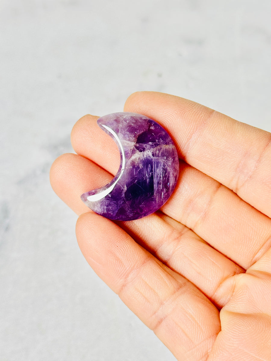Mini Moon Crystal Carvings