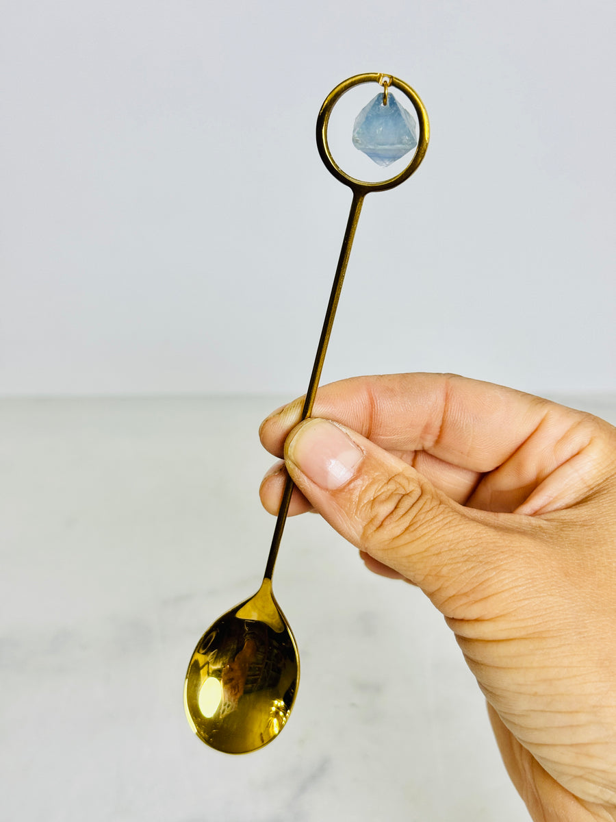 Fluorite Crystal Spoon