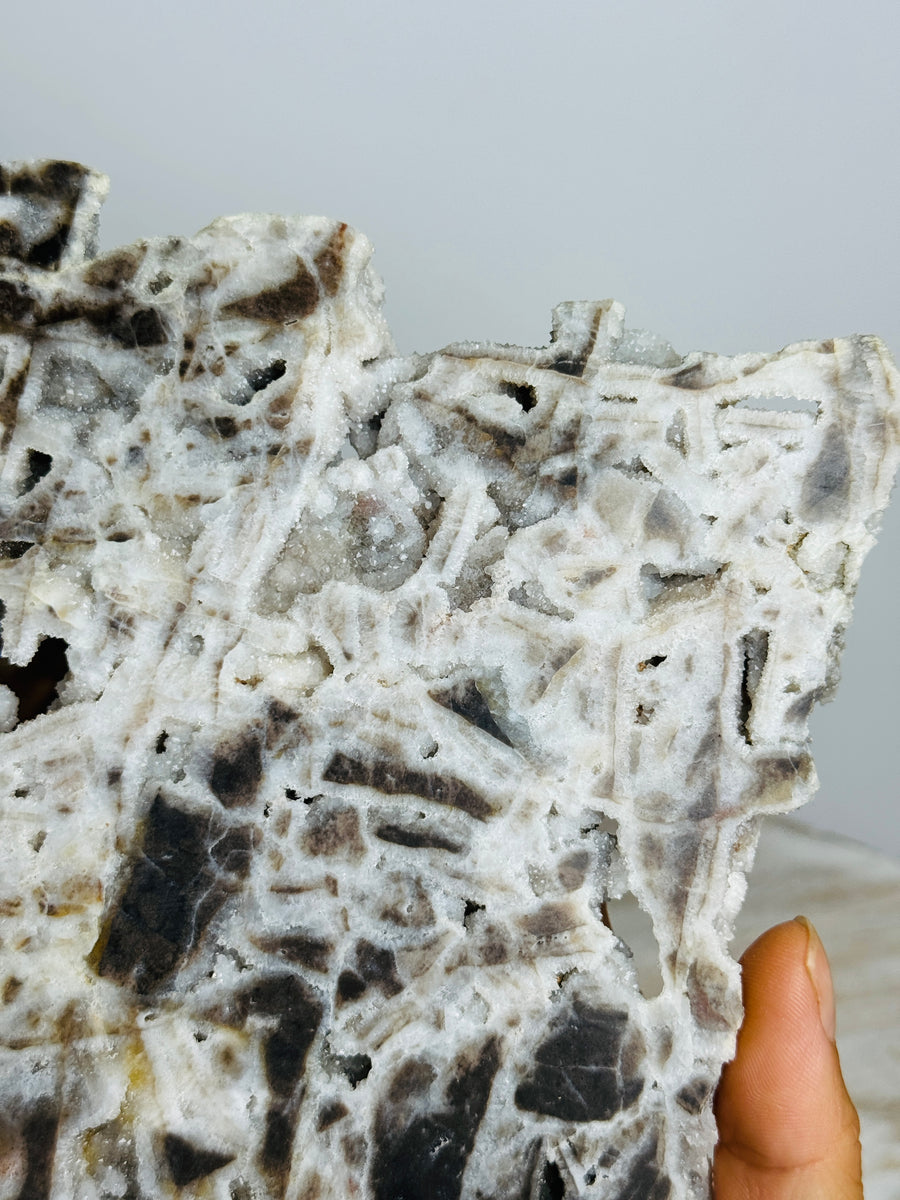 Large Sparkly Chalcedony Slab