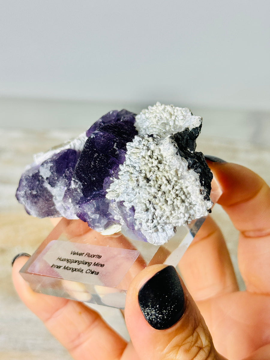 Velvet Fluorite from Inner Mongolia