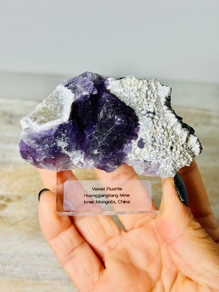 Velvet Fluorite from Inner Mongolia