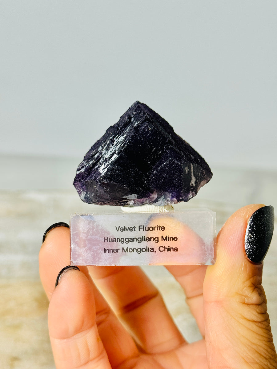 Velvet Fluorite from Inner Mongolia