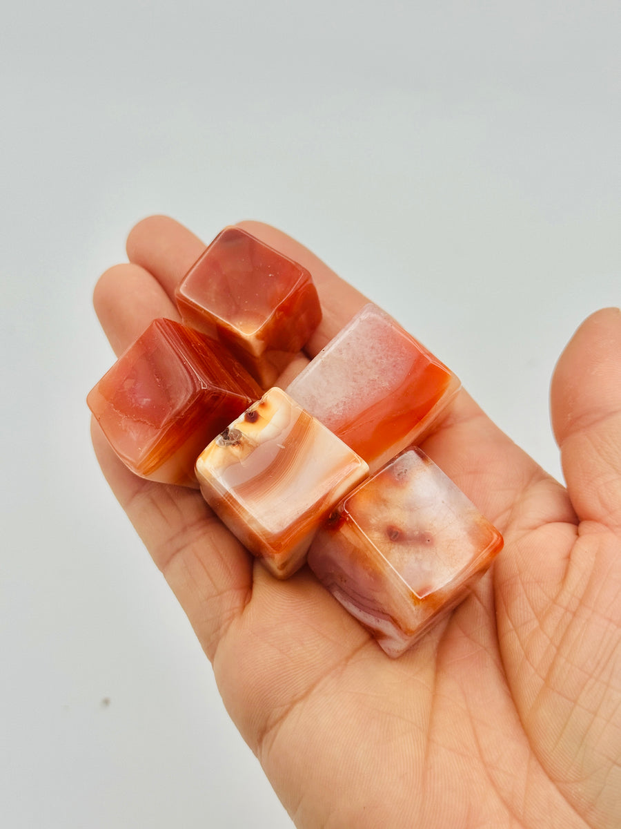 Carnelian Cube Carving