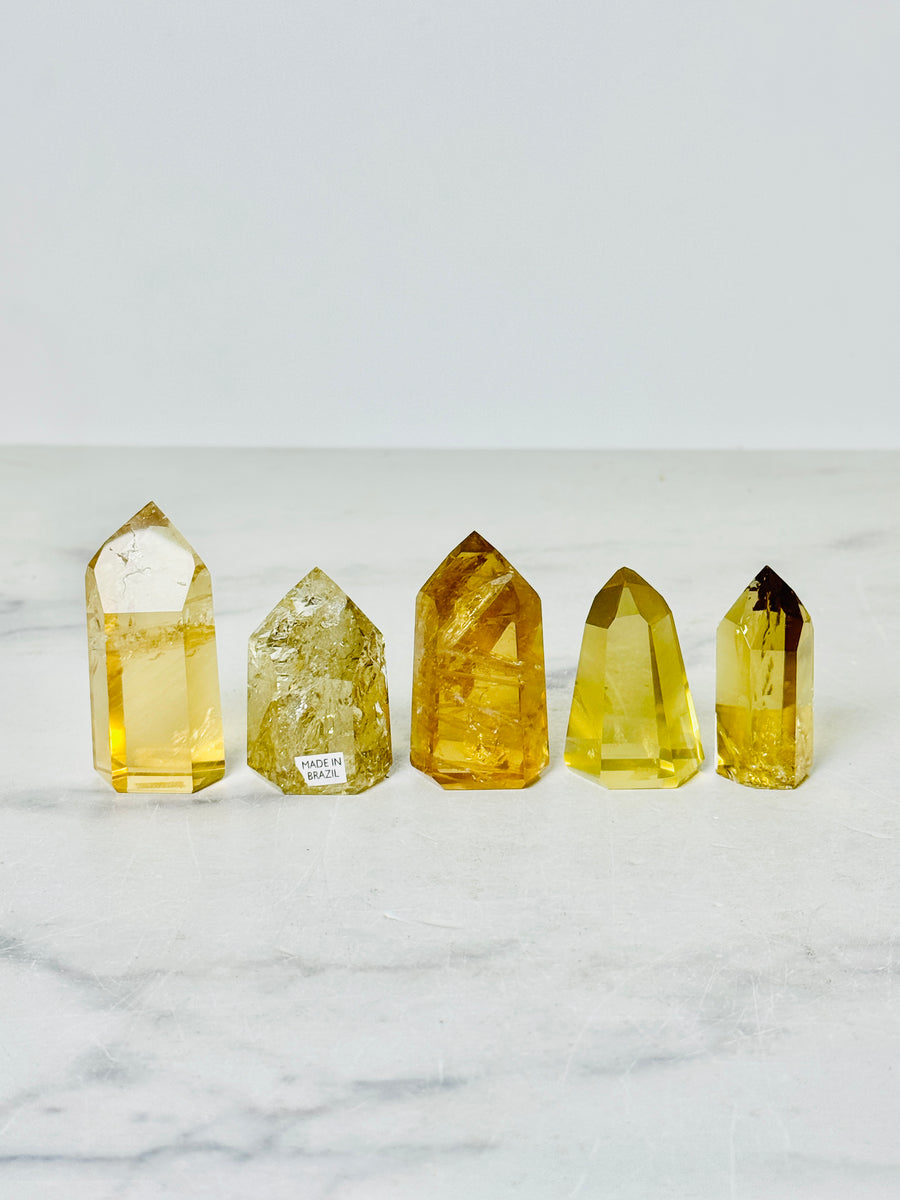 High Quality Brazilian Citrine Tower