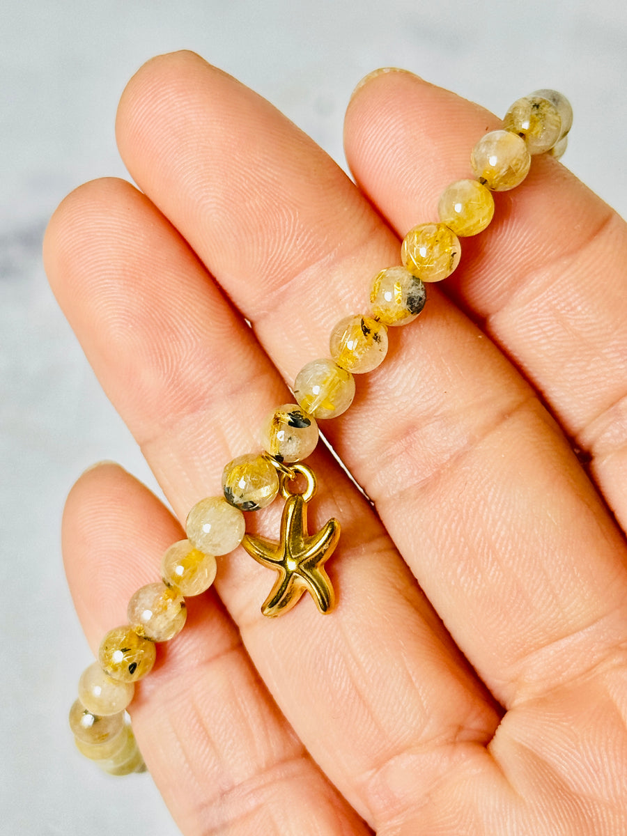 Gold Tide Rutile Bracelet