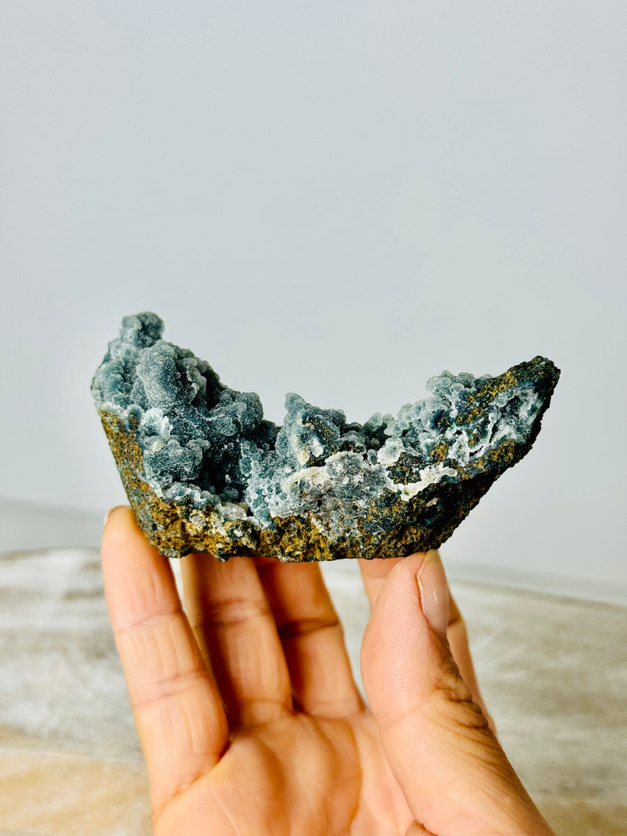 Green Chalcedony from Maharashtra, India